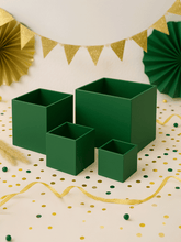 Green Acrylic Box 5 - Sided Box - Laser Art MTL